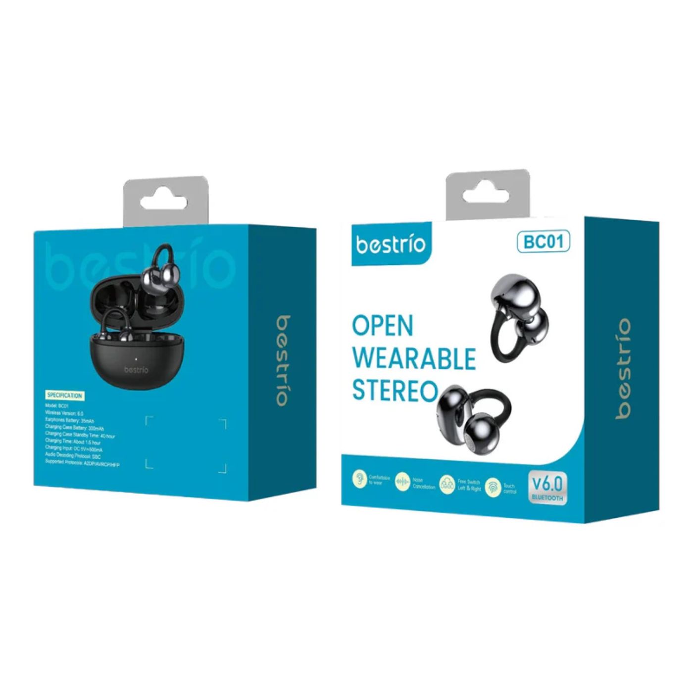 Bestrio Open Wearable Stereo Wireless Earbuds - BC01
